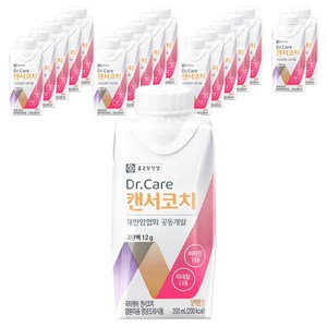 종근당건강 닥터케어 캔서코치 암환자 영양식, 200ml, 18개