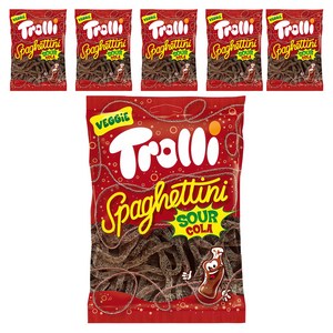 트롤리 스파게티니 사우어 콜라향 젤리, 100g, 6개