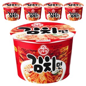 오뚜기 김치면 용기 105g, 5개