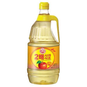 오뚜기 2배 사과식초, 1.8L, 1개