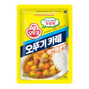 오뚜기 카레 과립형 약간매운맛, 500g, 1개