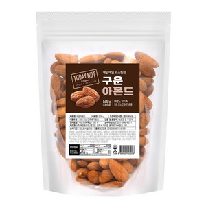 투데이넛 구운 아몬드, 500g, 1개