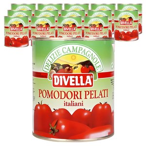 디벨라 홀토마토 통조림, 800g, 15개