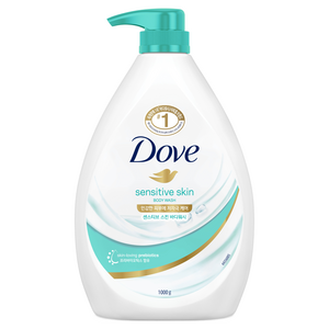 도브 센스티브 스킨 바디워시, 1kg, 1개