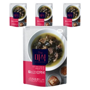 더미식 큰 소고기미역국, 500g, 4개