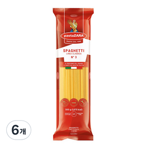 자라 스파게티 3호, 500g, 6개