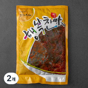 초록들 매실 생깻잎 양념무침, 1kg, 2개