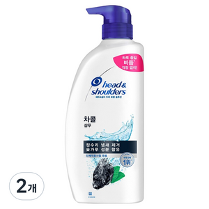 헤드앤숄더 차콜 샴푸, 800ml, 2개