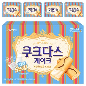 쿠크다스 케이크 과자, 77g, 5개