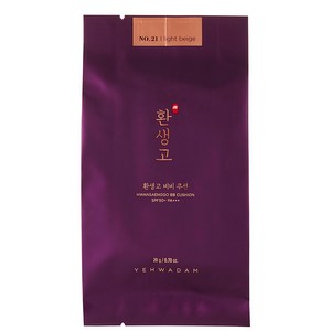 예화담 환생고 비비쿠션 SPF50+ PA+++ 20g 리필, 21호 라이트 베이지, 1개