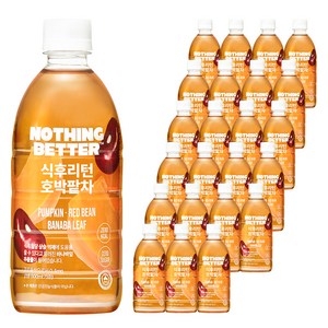 낫띵베럴 식후리턴 호박팥차, 500ml, 24개