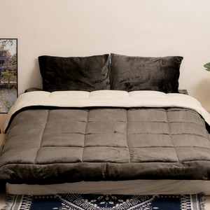 자시스 포근에어 플란넬 극세사 밀크터치 차렵이불