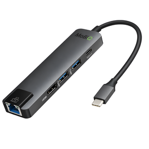 모비큐 애플맥북C타입 5 in 1 HDMI USB3.0 허브 EM-ACH51P