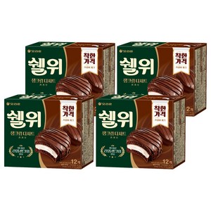 오리온 쉘위 카카오, 408g, 4개