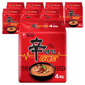 신라면 더 레드 125g, 32개