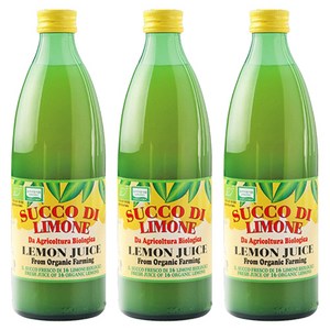 유로푸드 유기농 레몬주스, 500ml, 3개