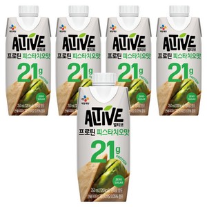얼티브 프로틴 피스타치오맛, 250ml, 5개