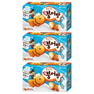 오리온 참붕어빵 우유슈크림맛 8p, 232g, 3개