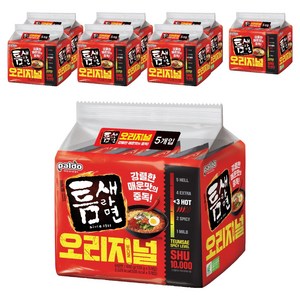 틈새라면 빨계떡 120g, 40개