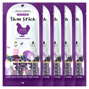 조공 반려동물 오키로스틱 짜먹는 간식, 혼합맛(닭가슴살/아..., 56g, 5개