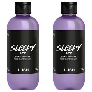 러쉬 슬리피 샤워 젤 라벤더향, 260g, 2개