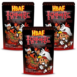 바프 불닭맛 아몬드, 120g, 3개