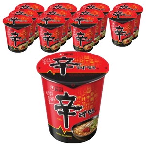농심 신라면 컵 65g, 12개