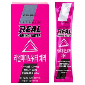 코오롱제약 NEW 리얼아미노워터 체리 10p, 70g, 1개