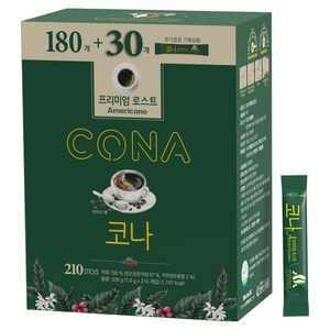 CONA 프리미엄 로스트 아메리카노 원두커피믹스, 1.6g, 210개입, 1개