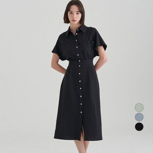 ELLE PARIS 여성용 돌먼슬리브 원피스