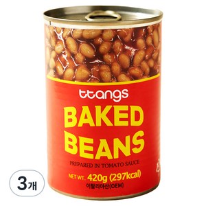 땅스 베이크드빈스, 420g, 3개