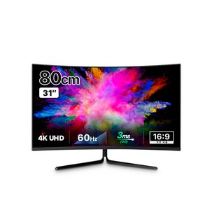 한성컴퓨터 4K UHD HDR 1500R 커브드 모니터, 80cm, TFX32U06V(일반)