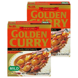 에스앤비 골든카레 소스 위드 베지터블 순한맛, 230g, 2개