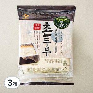 행복한콩 촌두부, 380g, 3개