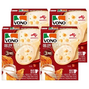 보노 어니언 크림 스프 3개입, 54g, 4개