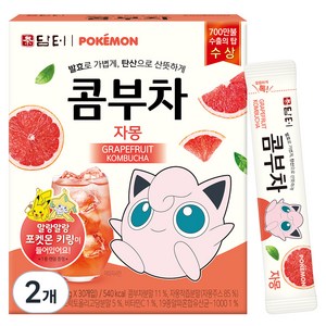 담터 포켓몬 콤부차 자몽