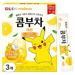 담터 포켓몬 콤부차 레몬