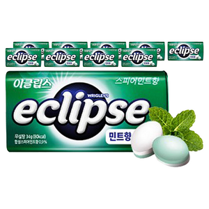 이클립스 스피어민트향 캔디, 34g, 10개