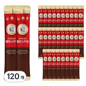 풍년보감 고려홍삼정 6년근 밸런스타임 홍삼스틱, 10g, 120개
