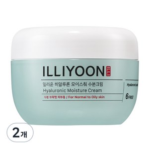 일리윤 히알루론 모이스춰 수분크림, 100ml, 2개