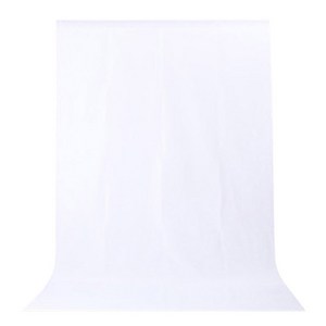 폴리천 방송 촬영 배경천 크로마키 스크린 1.5 x 2 m 화이트