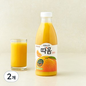 따옴 오렌지 주스, 730ml, 2개