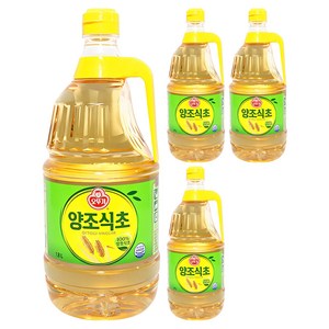 오뚜기 양조 식초, 1.8L, 4개