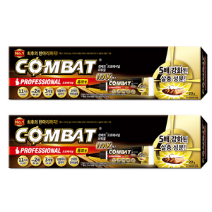 컴배트 맥스 겔 튜브형 바퀴살충제, 20g, 2개