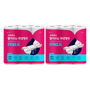 크리넥스 빨아쓰는 위생행주 MAX 핑크