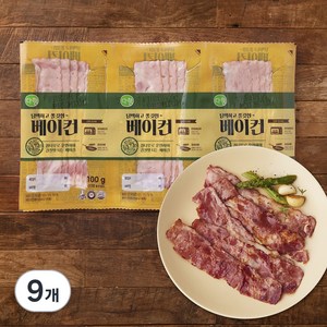 다향 담백하고 쫄깃한 베이컨, 100g, 9개