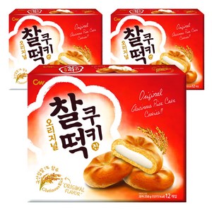 청우식품 찰떡쿠키 오리지널, 258g, 3개