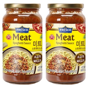 오뚜기프레스코 미트 스파게티소스, 600g, 2개