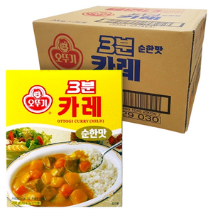 오뚜기3분 카레 순한맛, 200g, 24개