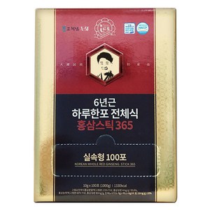 고철남홍삼 짜먹는 6년근 하루한포 전체식 홍삼스틱365 + 쇼핑백 발효홍삼정